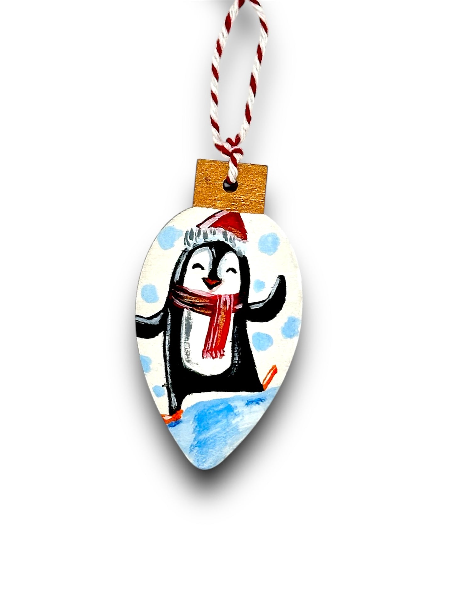 Penguin Christmas tree decoration.