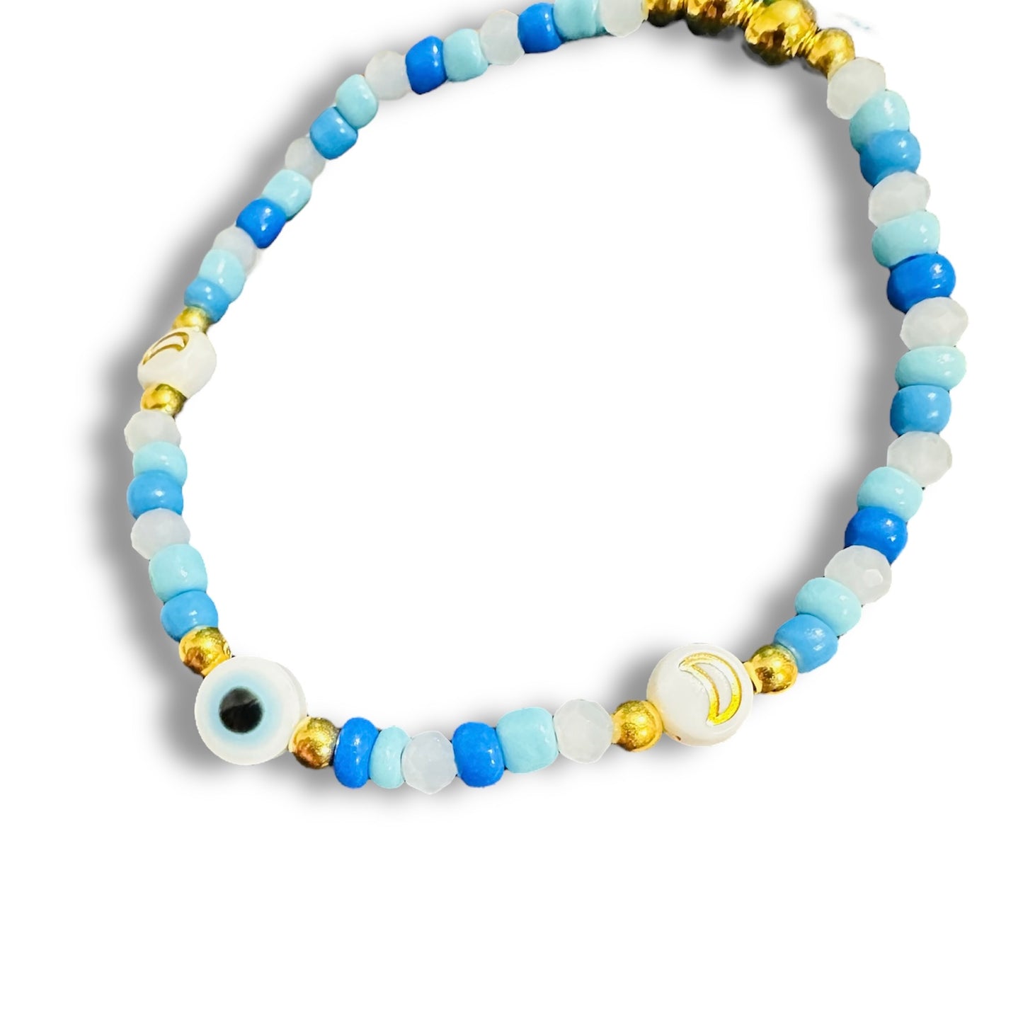 Evil eye bracelet.