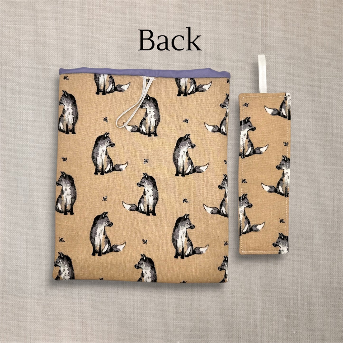 Kindle cover/sleeve & matching bookmark - Fox