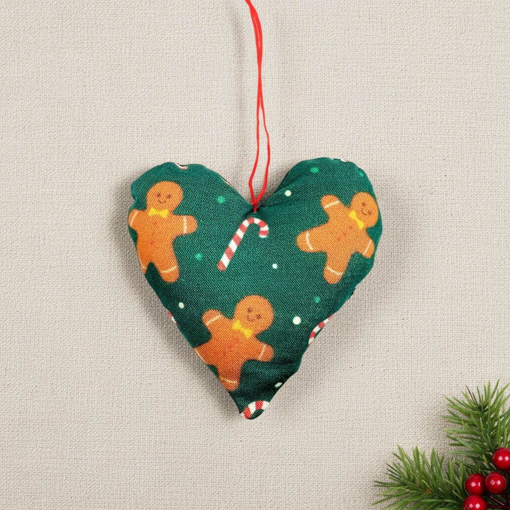 Gingerbread man Christmas tree decoration.