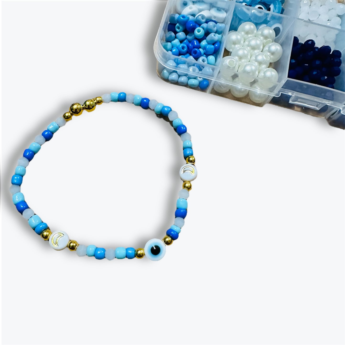 Evil eye bracelet.