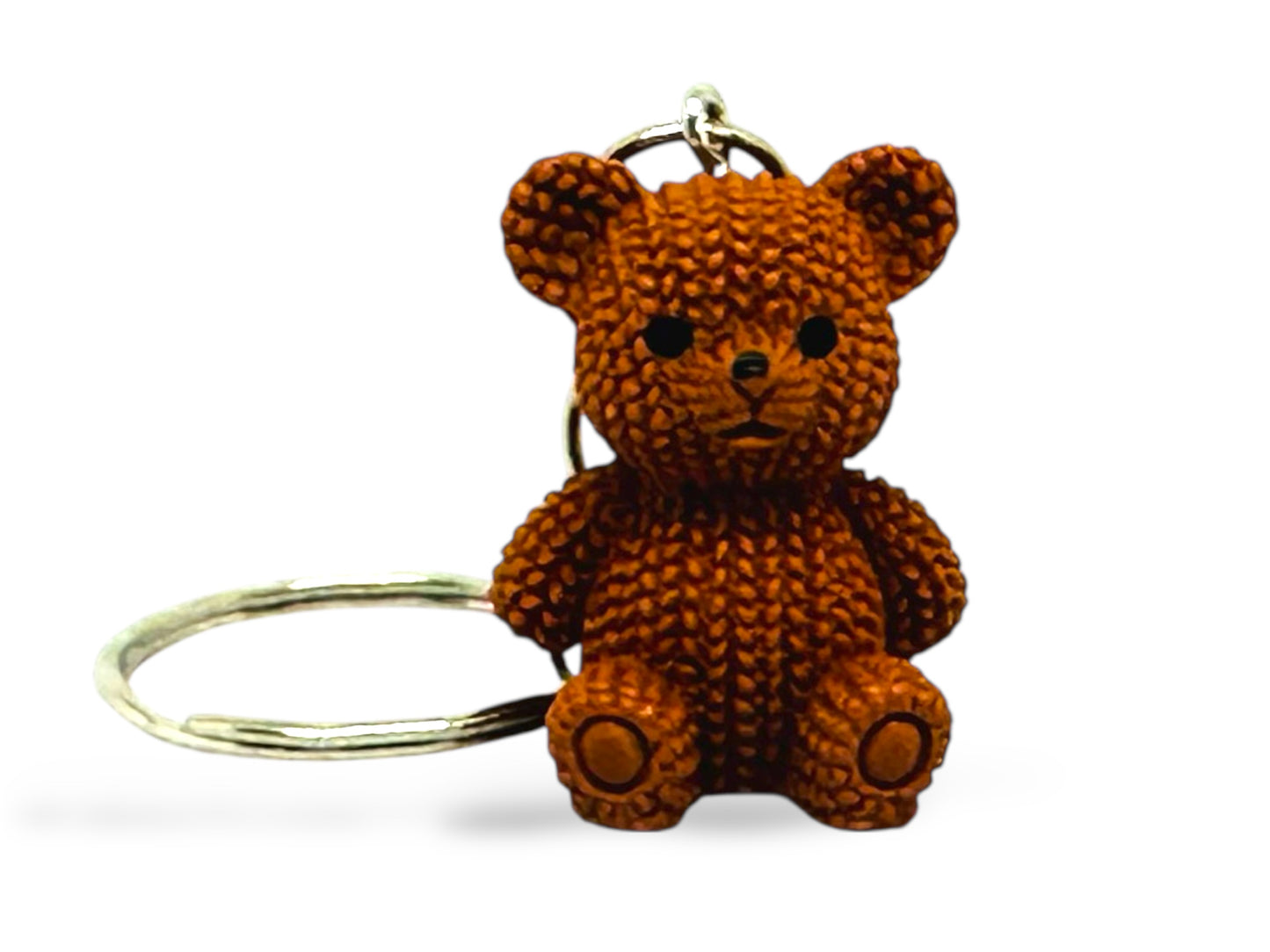 Handmade Teddy Bear Keyring – Small Gift, Bag Charm, Stocking Filler, Cute Accessory