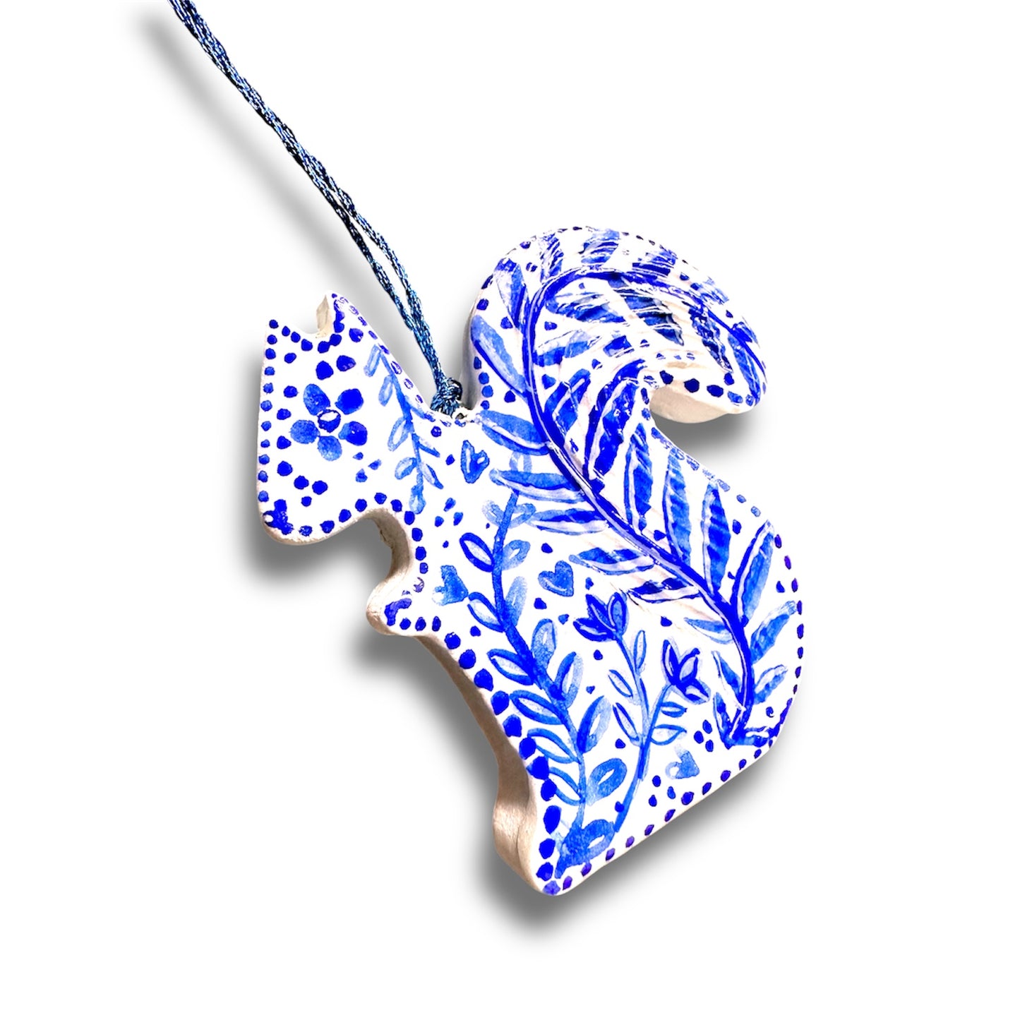 Woodland folk art animal decor - squirrel.