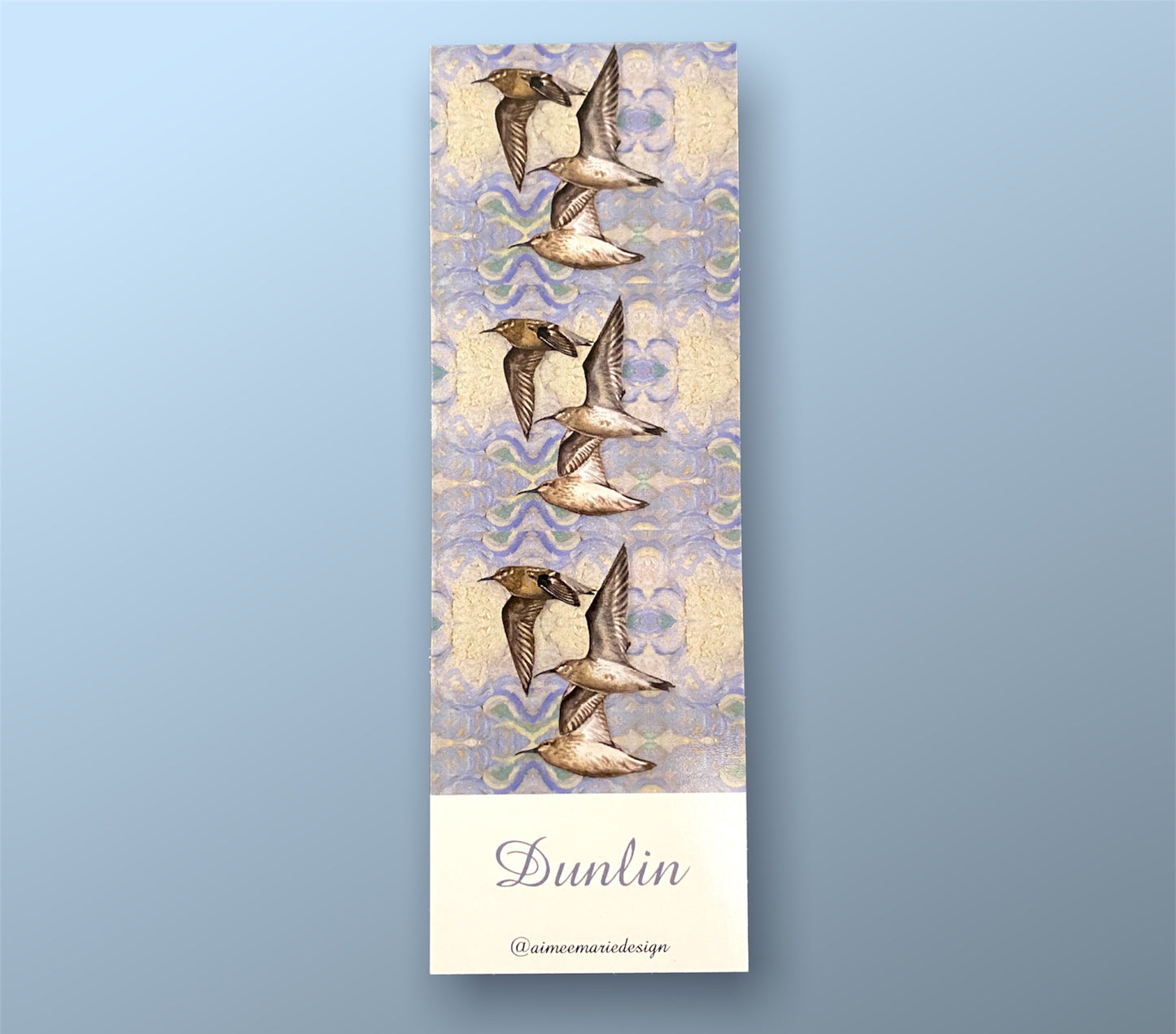 British bird dunlin bookmarks 