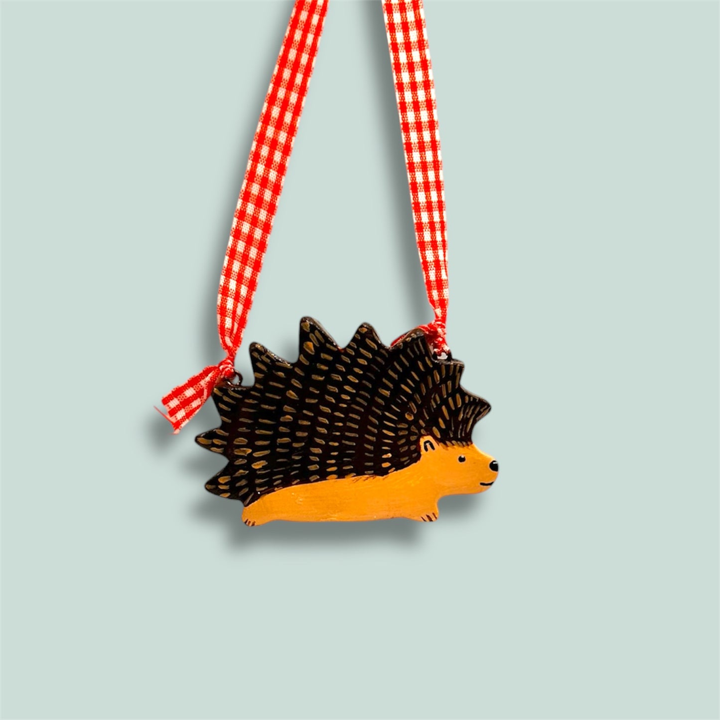 Hedgehog woodland animal decor.