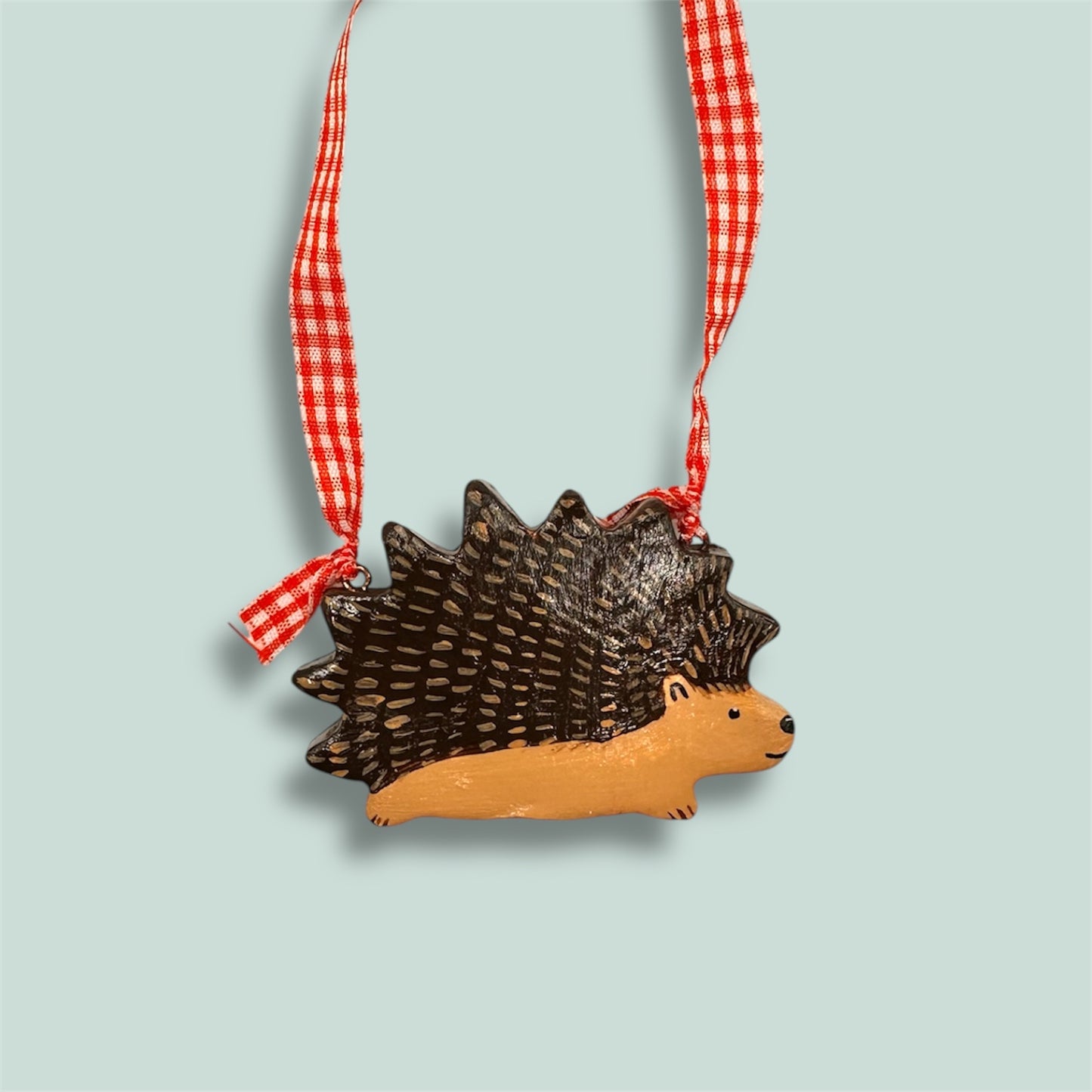 Hedgehog woodland animal decor.