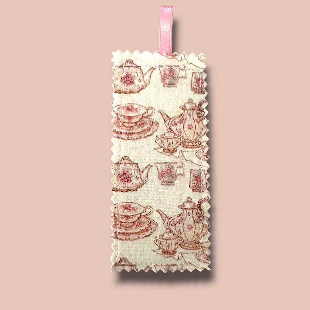 Fabric Bookmark - Afternoon tea